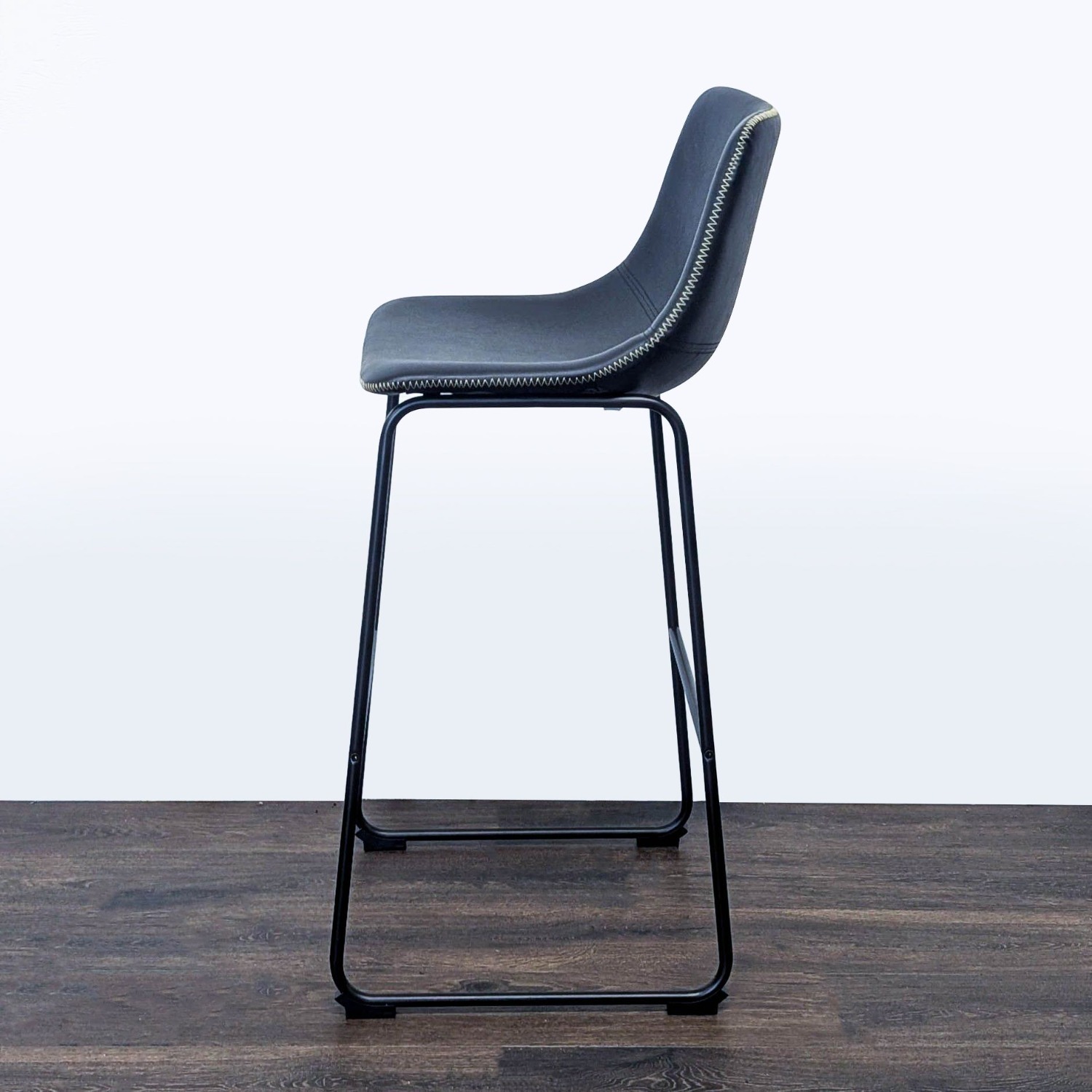 Living Spaces Cobbler Faux Leather Bucket Seat  - image-4