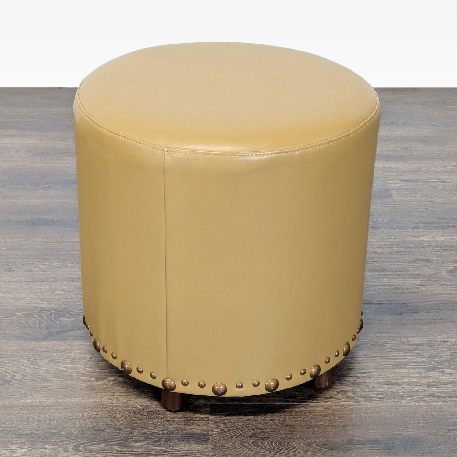 Upholstered Ottoman with Nailhead Trim	 - image-2