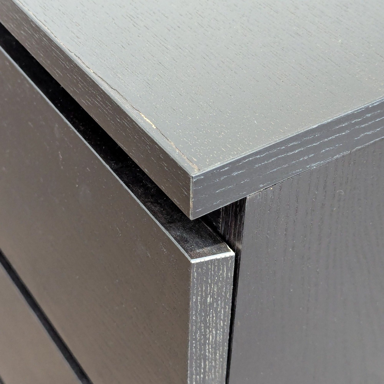 IKEA Malm Modern Black 6-Drawer Dresser - image-7