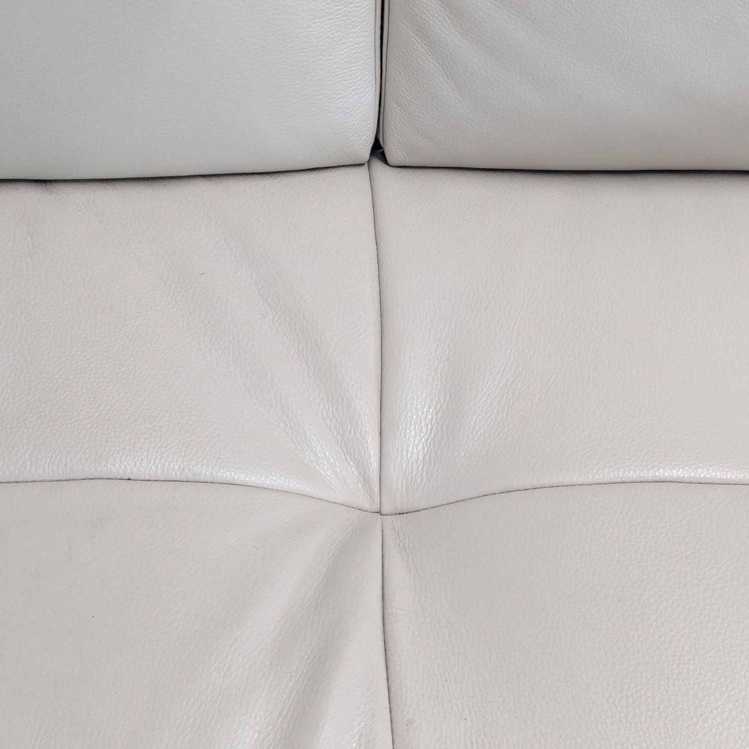 Scandinavian Designs Modern Light Gray Leather  - image-4