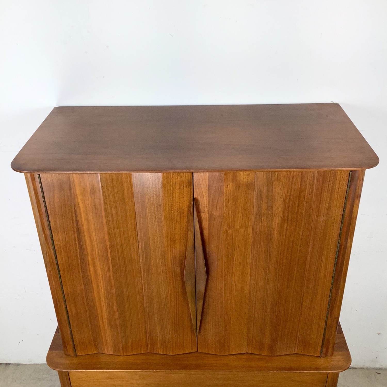 Vintage Mid-Century Modern Walnut Tall Dresser - image-20