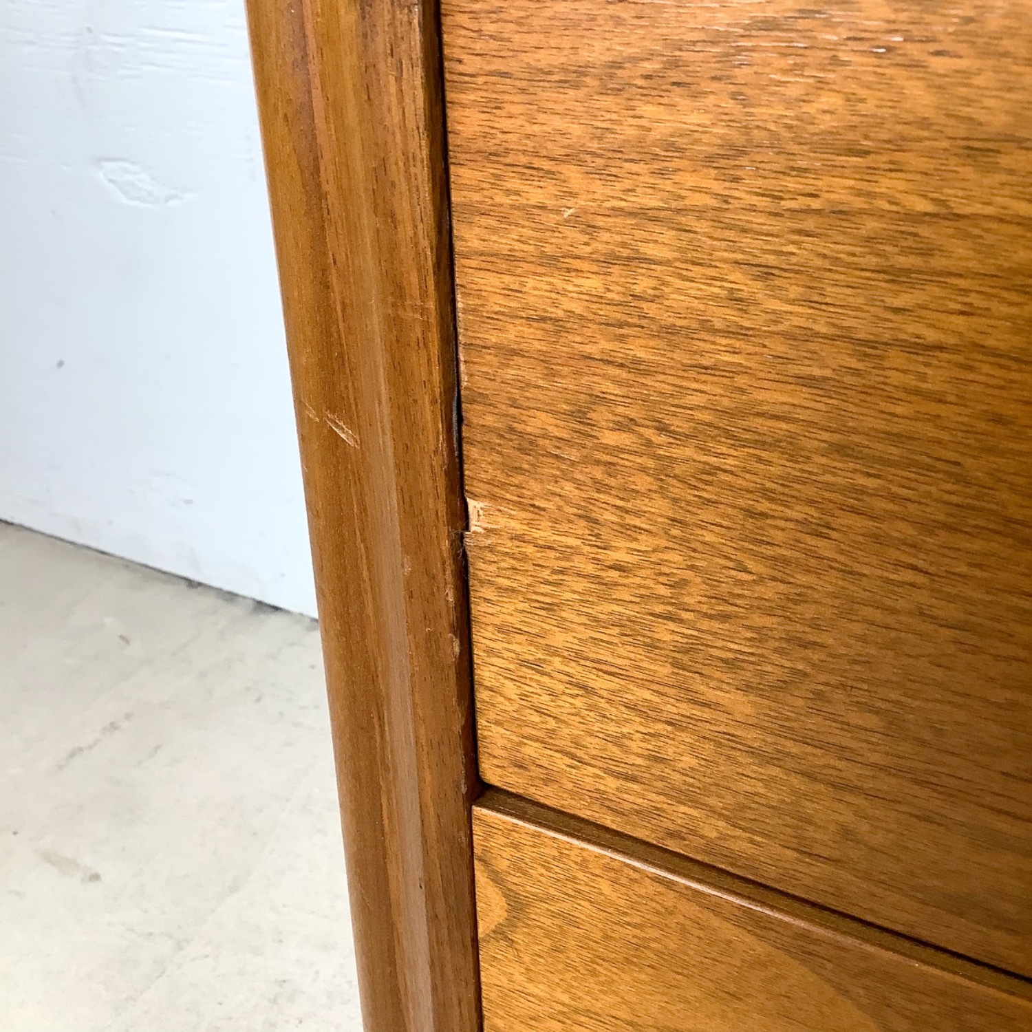 Vintage Mid-Century Modern Walnut Tall Dresser - image-11