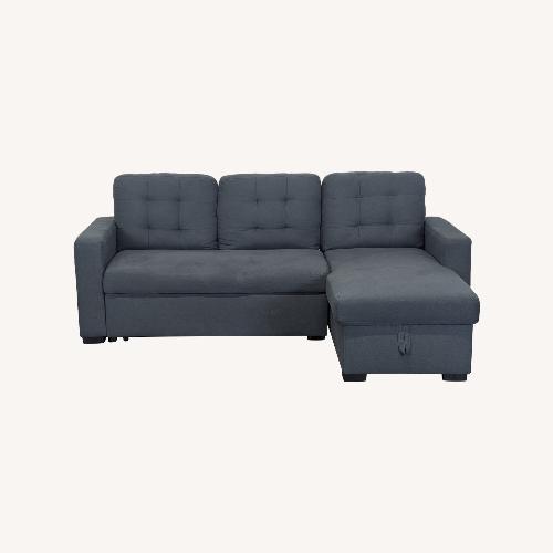 Used Ana Furniture Modern Dark Gray Sleeper Sofa  for sale on AptDeco