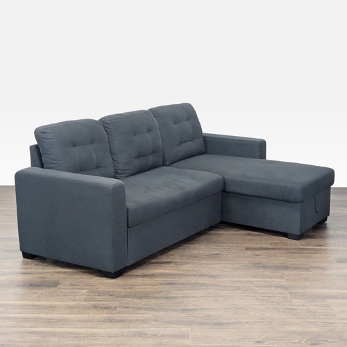 Used Ana Furniture Modern Dark Gray Sleeper Sofa for sale on AptDeco