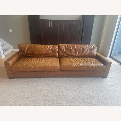 Used Restoration Hardware Maxwell 3-Seat Distressed Sofa for sale on AptDeco