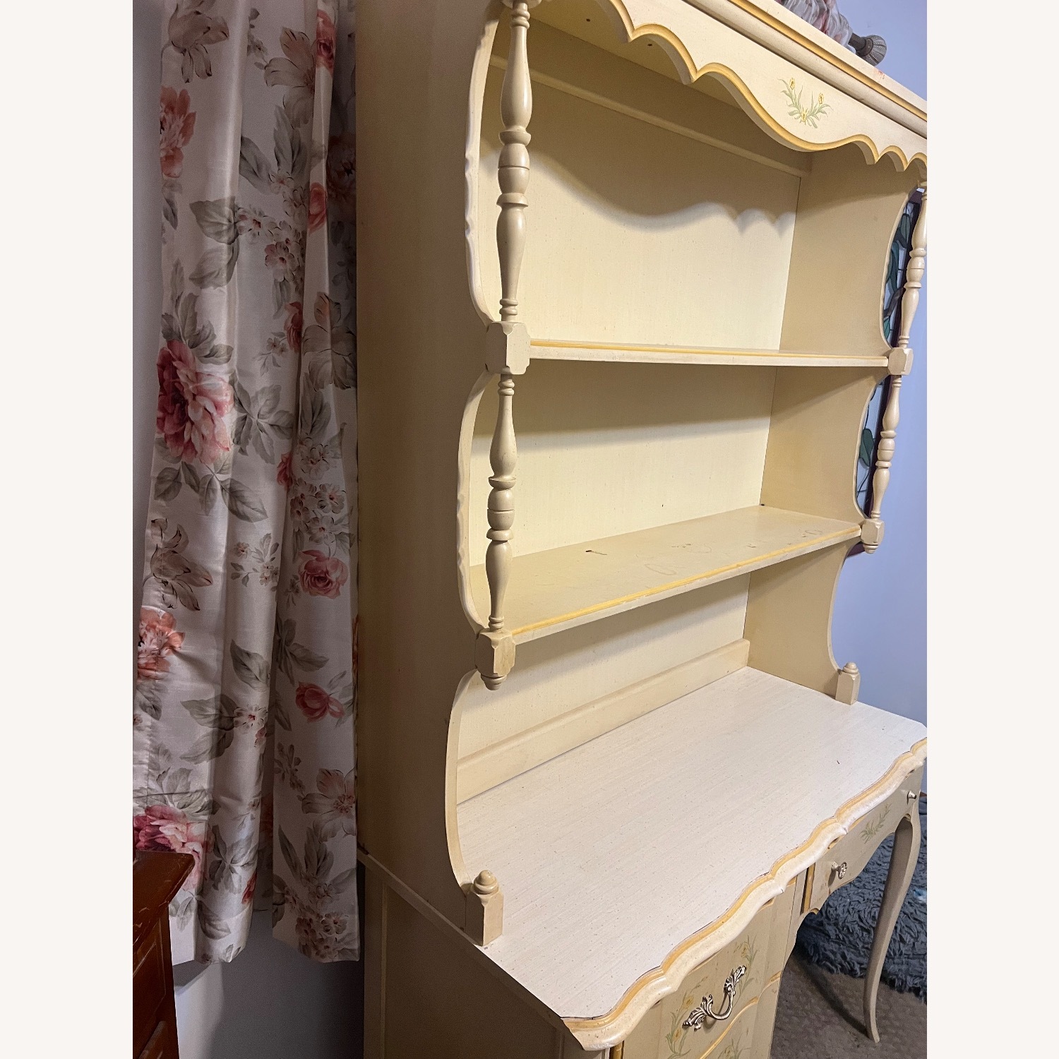 Broyhill Furniture Yellow Wood Desk - image-1