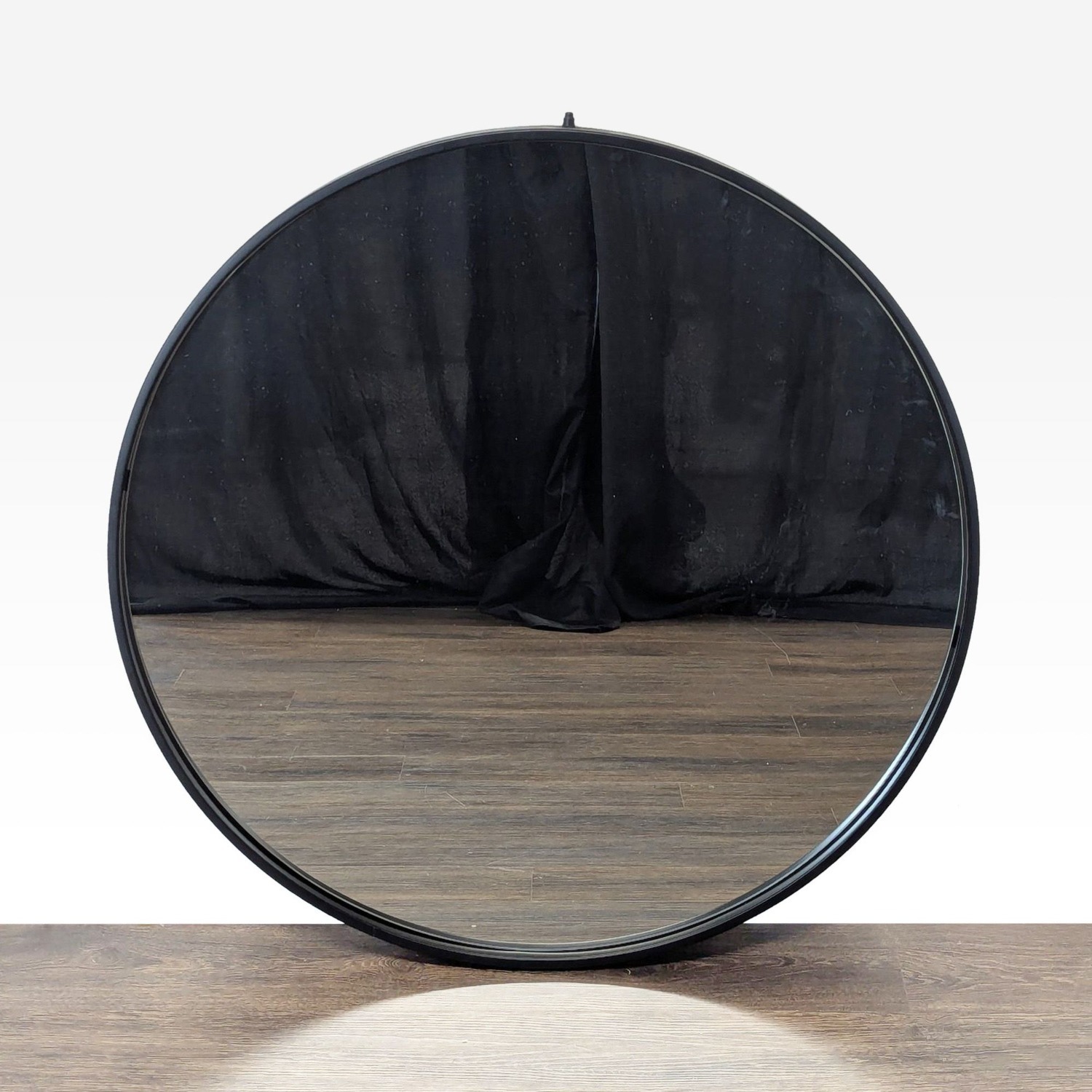 Metal Framed Round Mirror - image-1