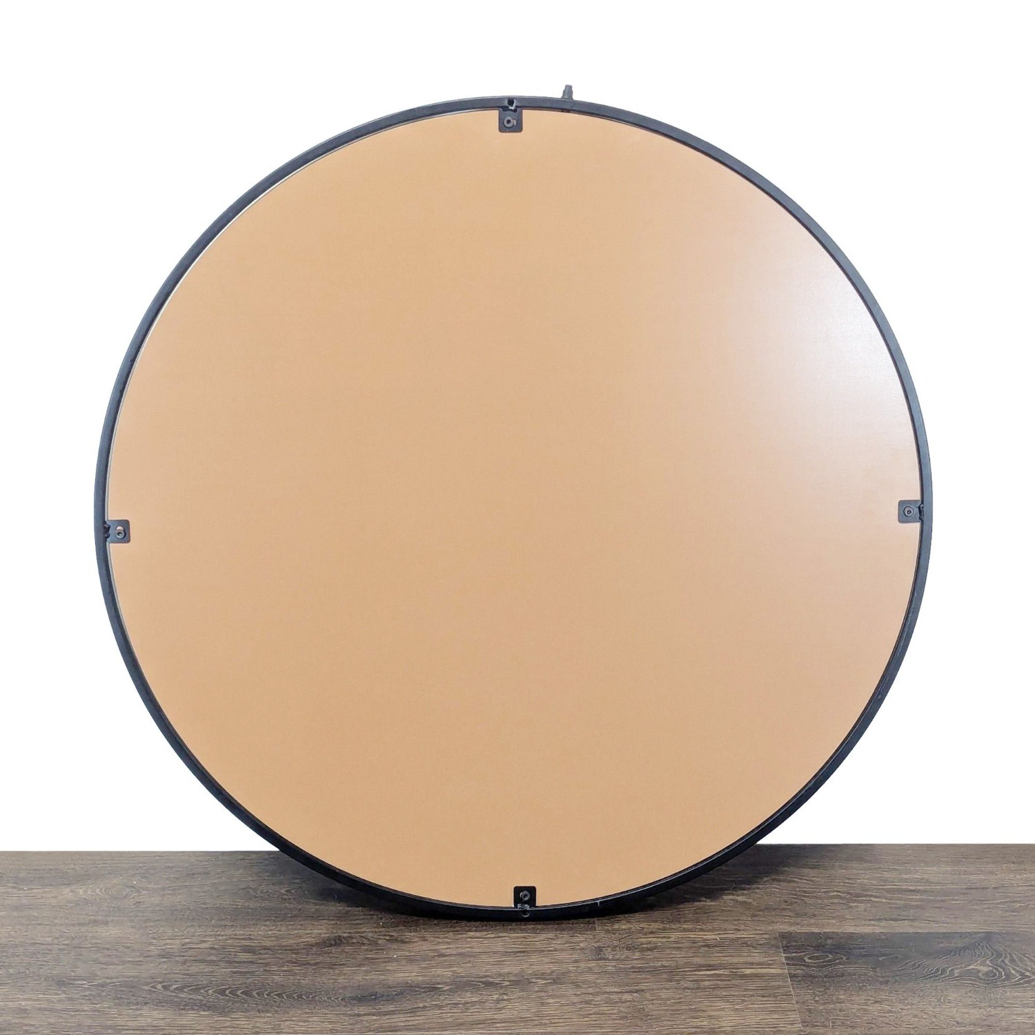 Metal Framed Round Mirror - image-2