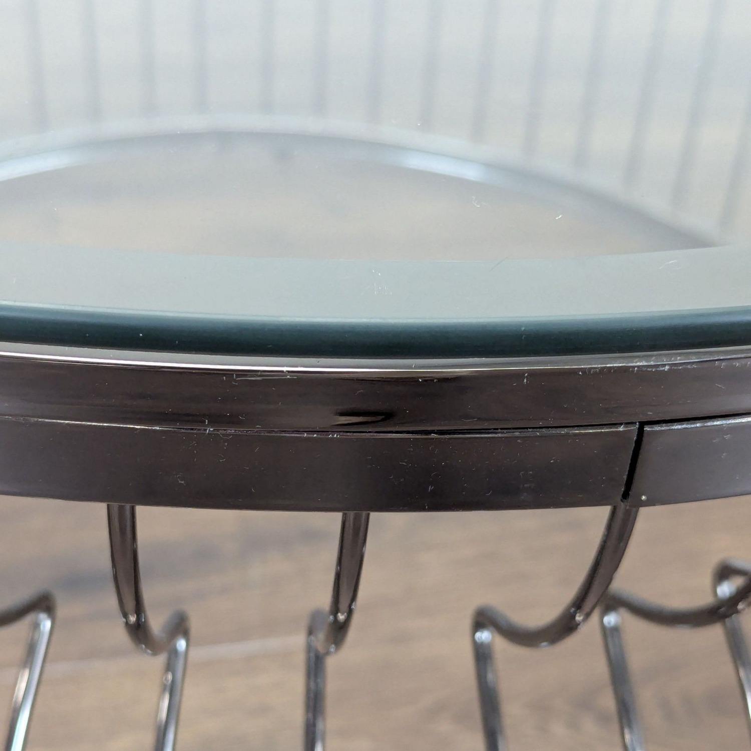 Metal Nested Base Glass Top Coffee Table	 - image-5