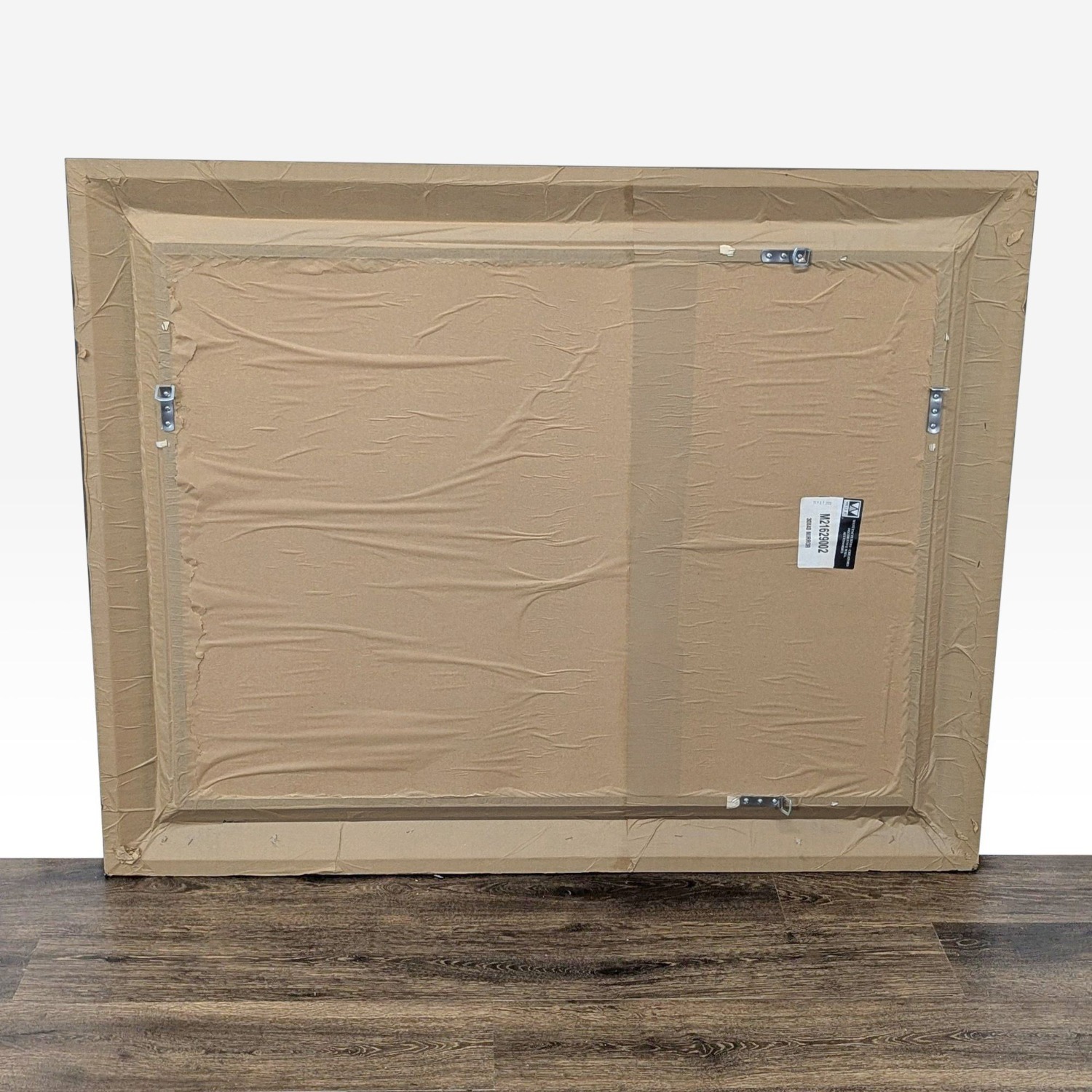 Carved and Beveled Wood Framed Wall Mirror	 - image-2