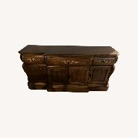 Kathy Ireland Home Light Brown Wood Armoire