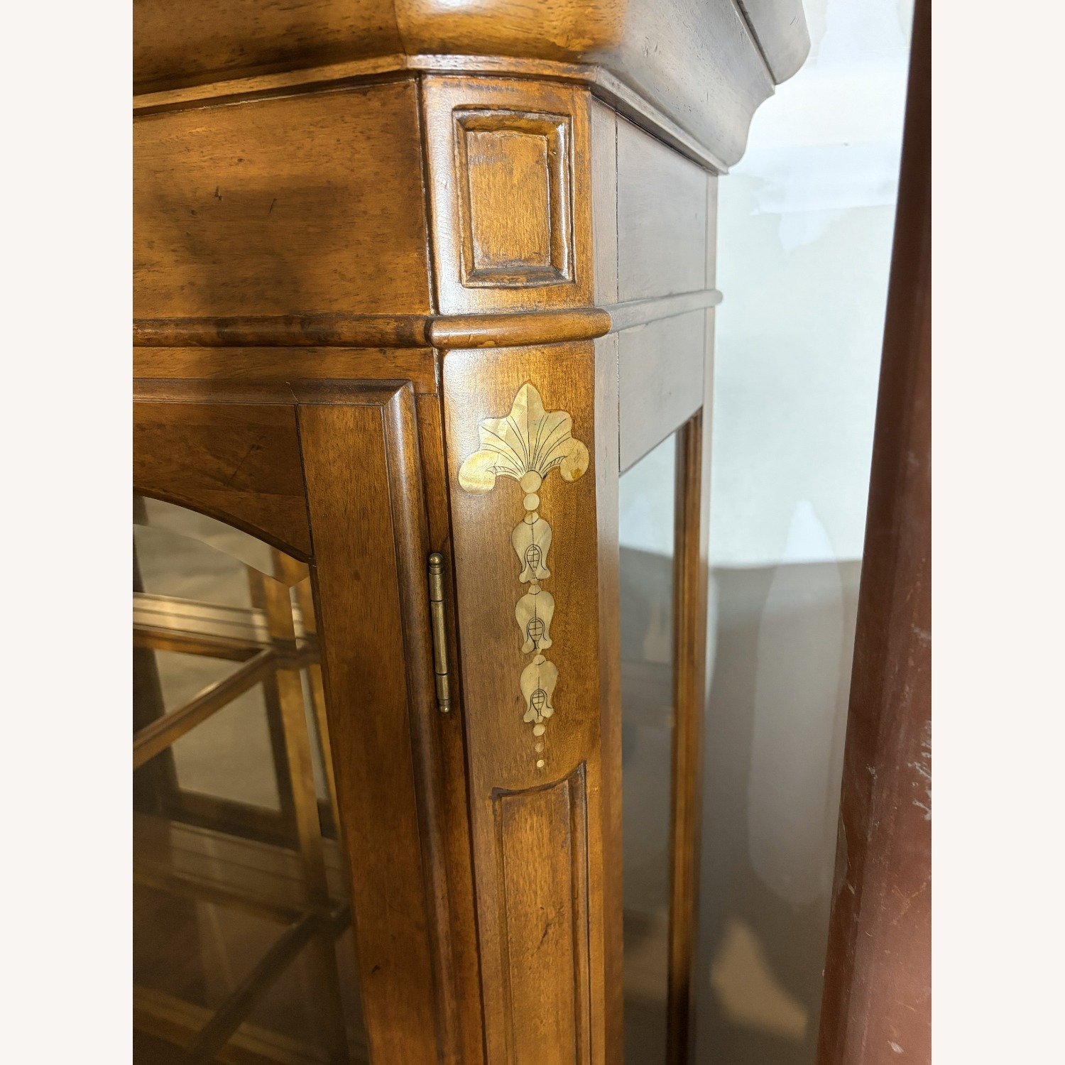 Kathy Ireland Home Light Brown Wood Armoire - image-3