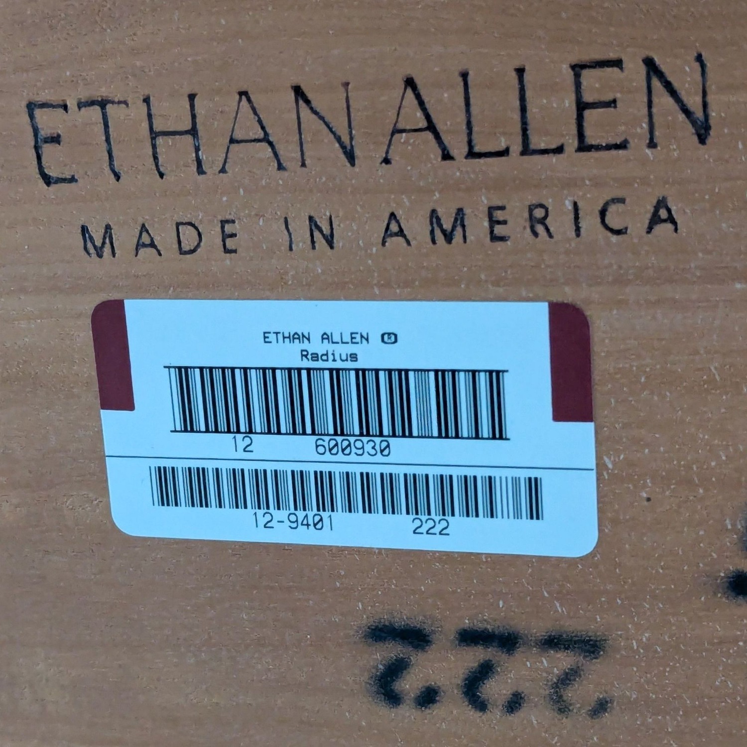 Ethan Allen Radius Console Table in Light Blond - image-7