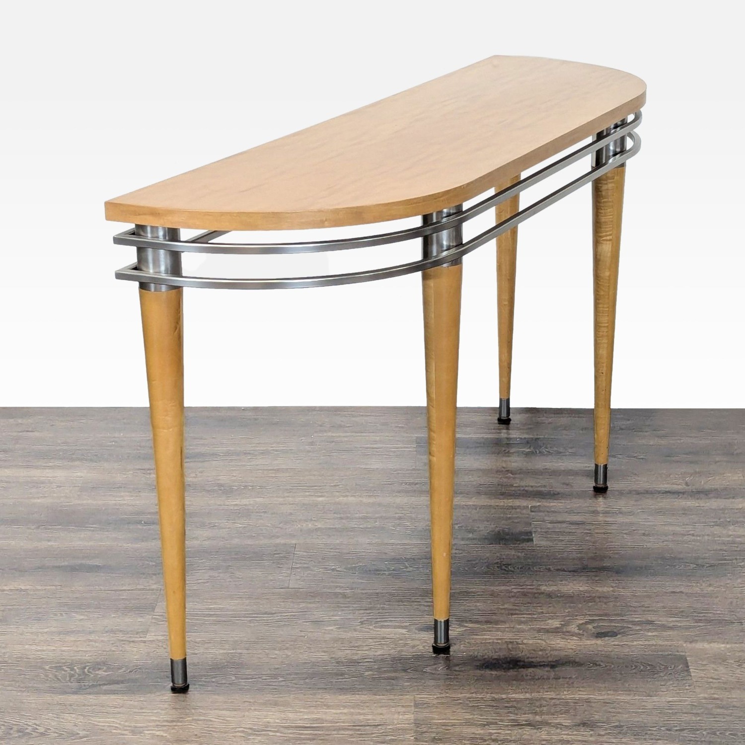 Ethan Allen Radius Console Table in Light Blond - image-2