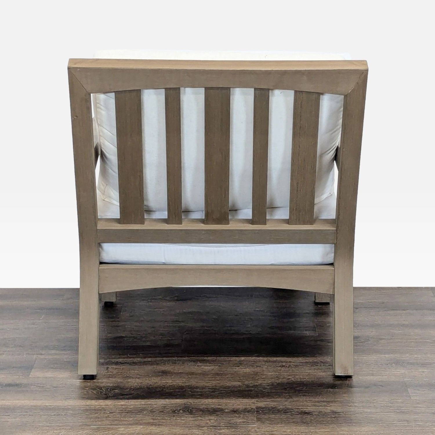 Pottery Barn Modern Outdoor Wood Frame Armchair  - image-3