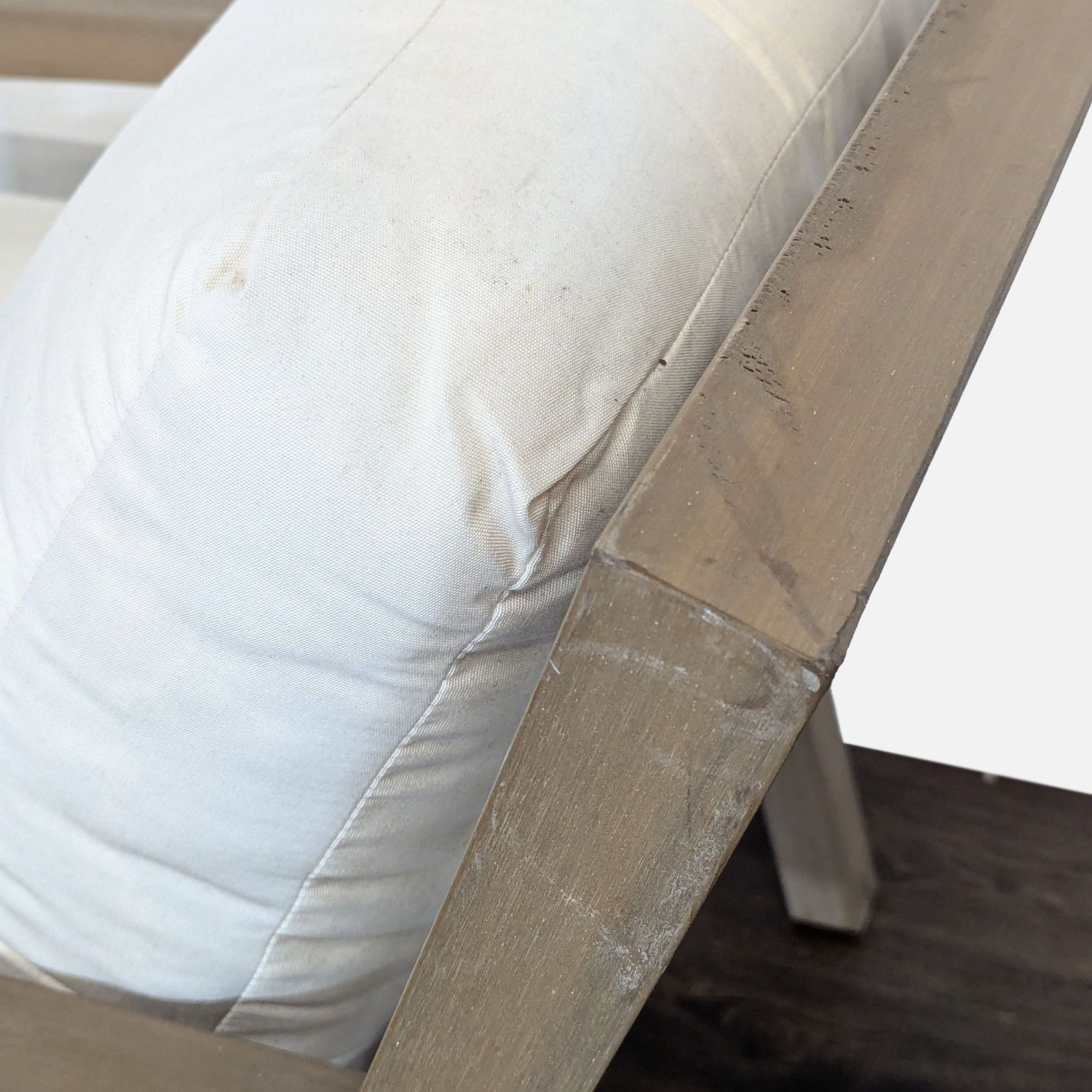 Pottery Barn Modern Outdoor Wood Frame Armchair  - image-4