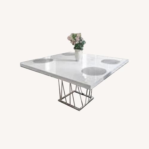 Used White Lacquer Dining Table for sale on AptDeco