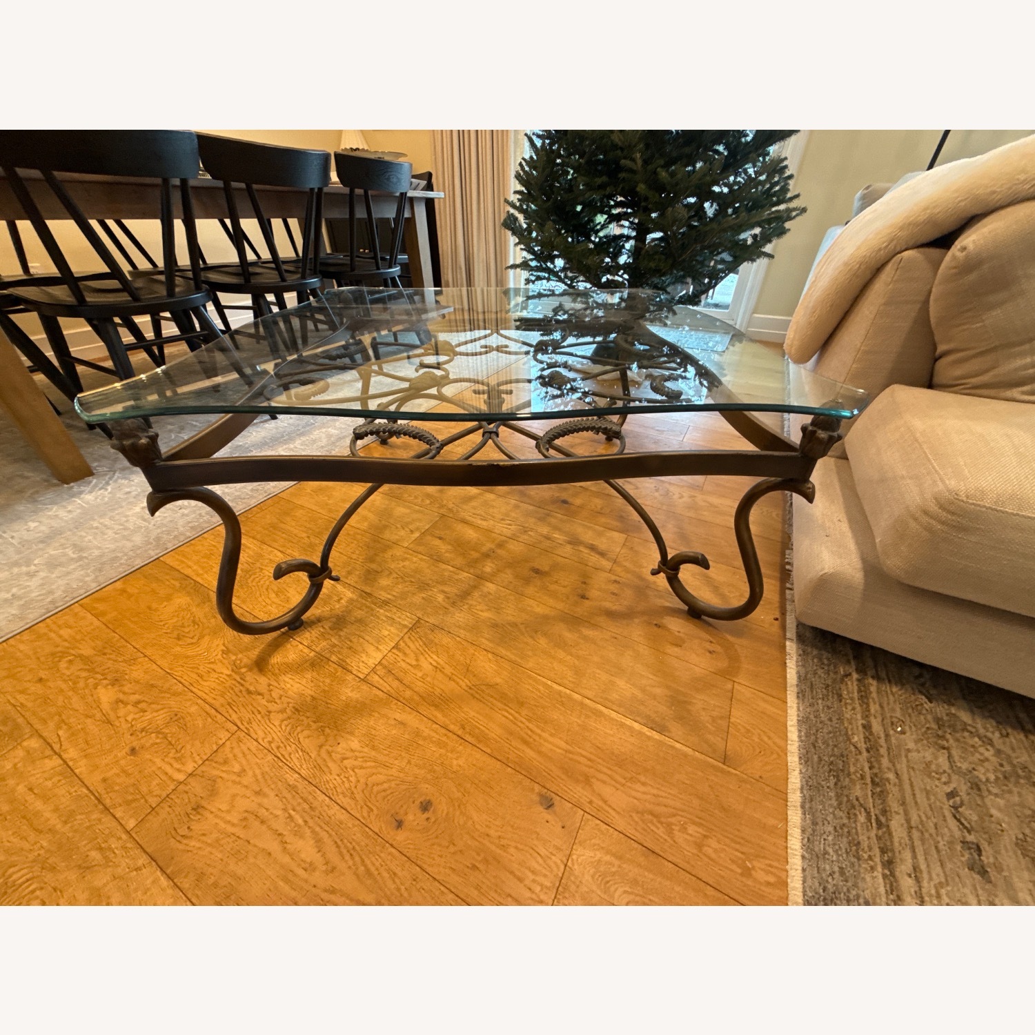 Bombay Company Light Gray Coffee Table - image-2