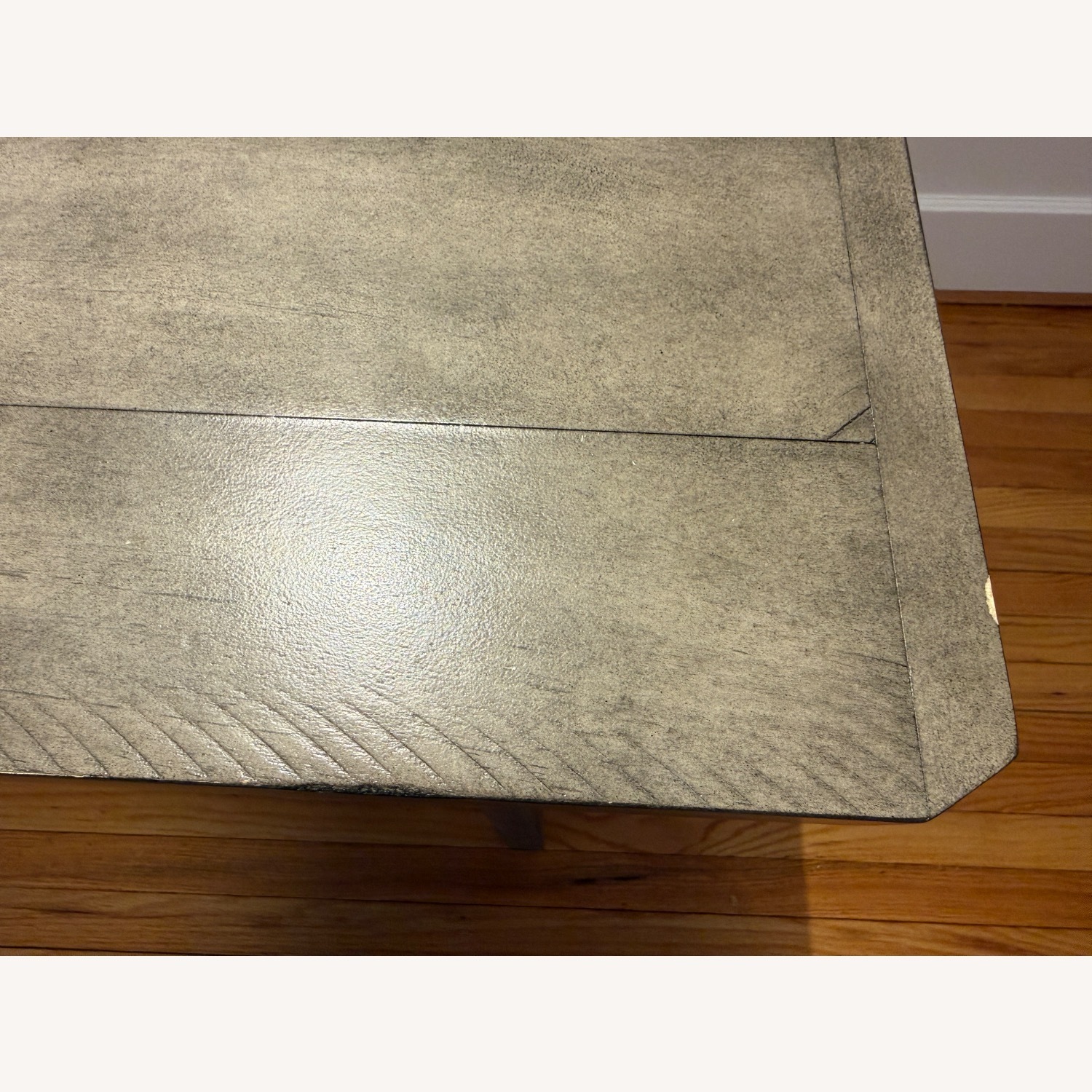 Pottery Barn Mateo Light Gray Wood Desk - image-6