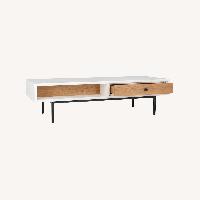Article Bios White Wood Coffee Table