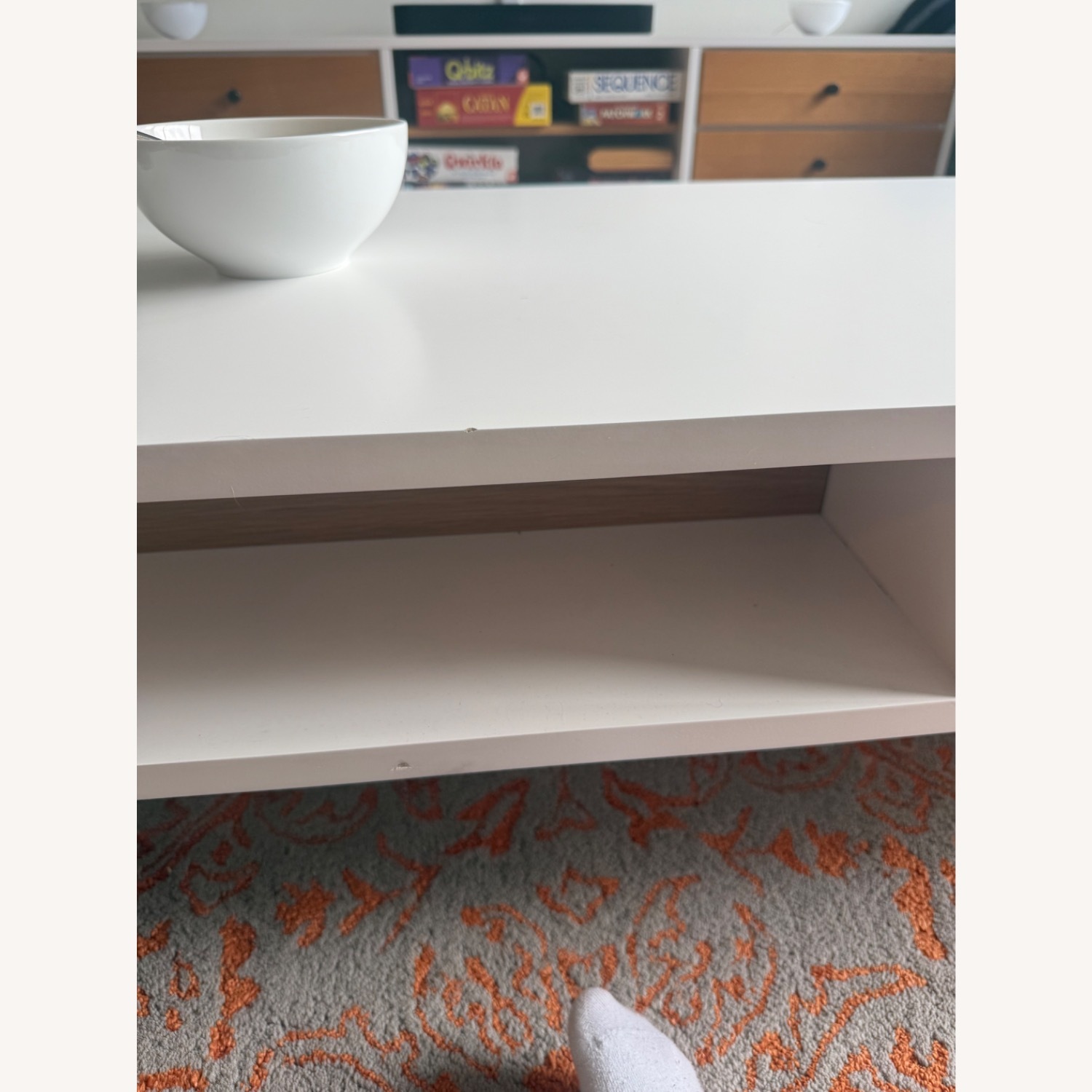 Article Bios White Wood Coffee Table - image-4