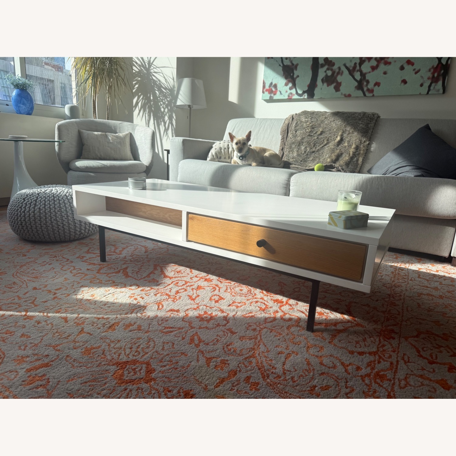 Article Bios White Wood Coffee Table - image-2