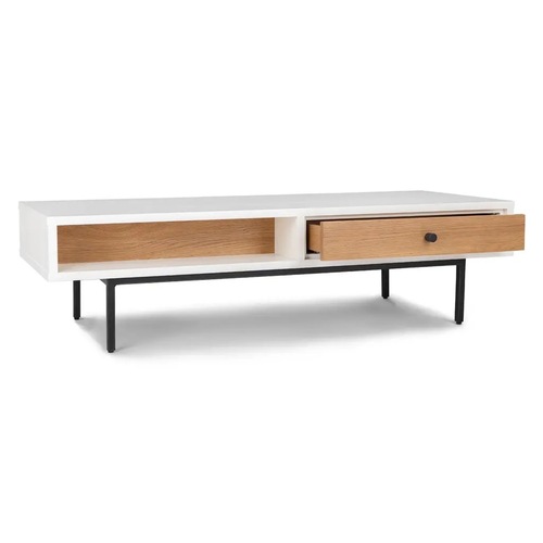 Used Article Bios White Wood Coffee Table for sale on AptDeco