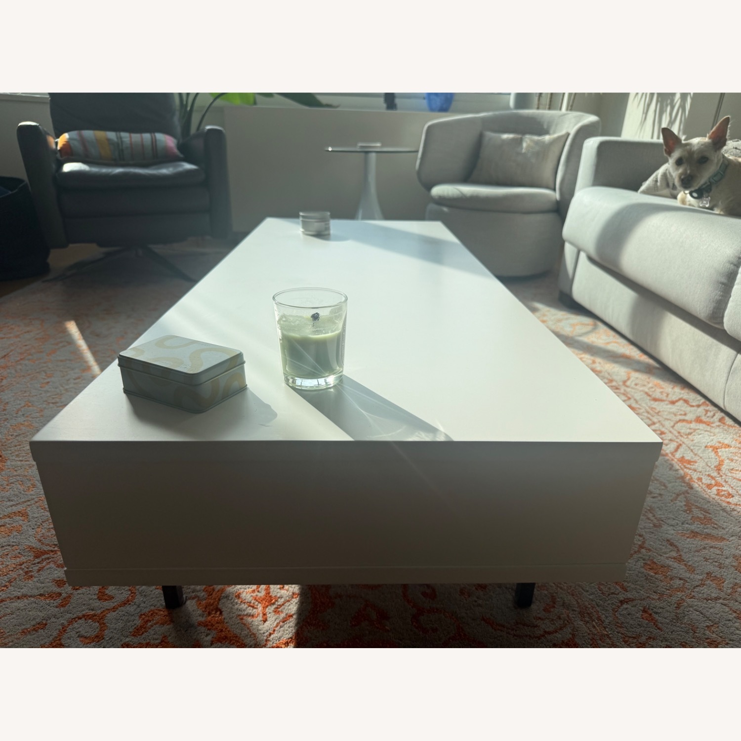 Article Bios White Wood Coffee Table - image-3