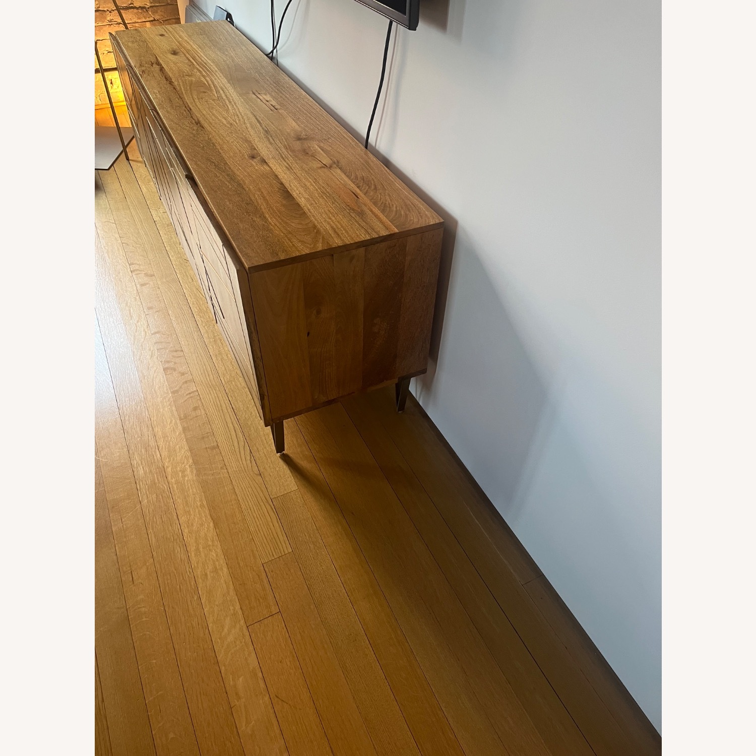 West Elm Natural Wood Media Storage - image-7