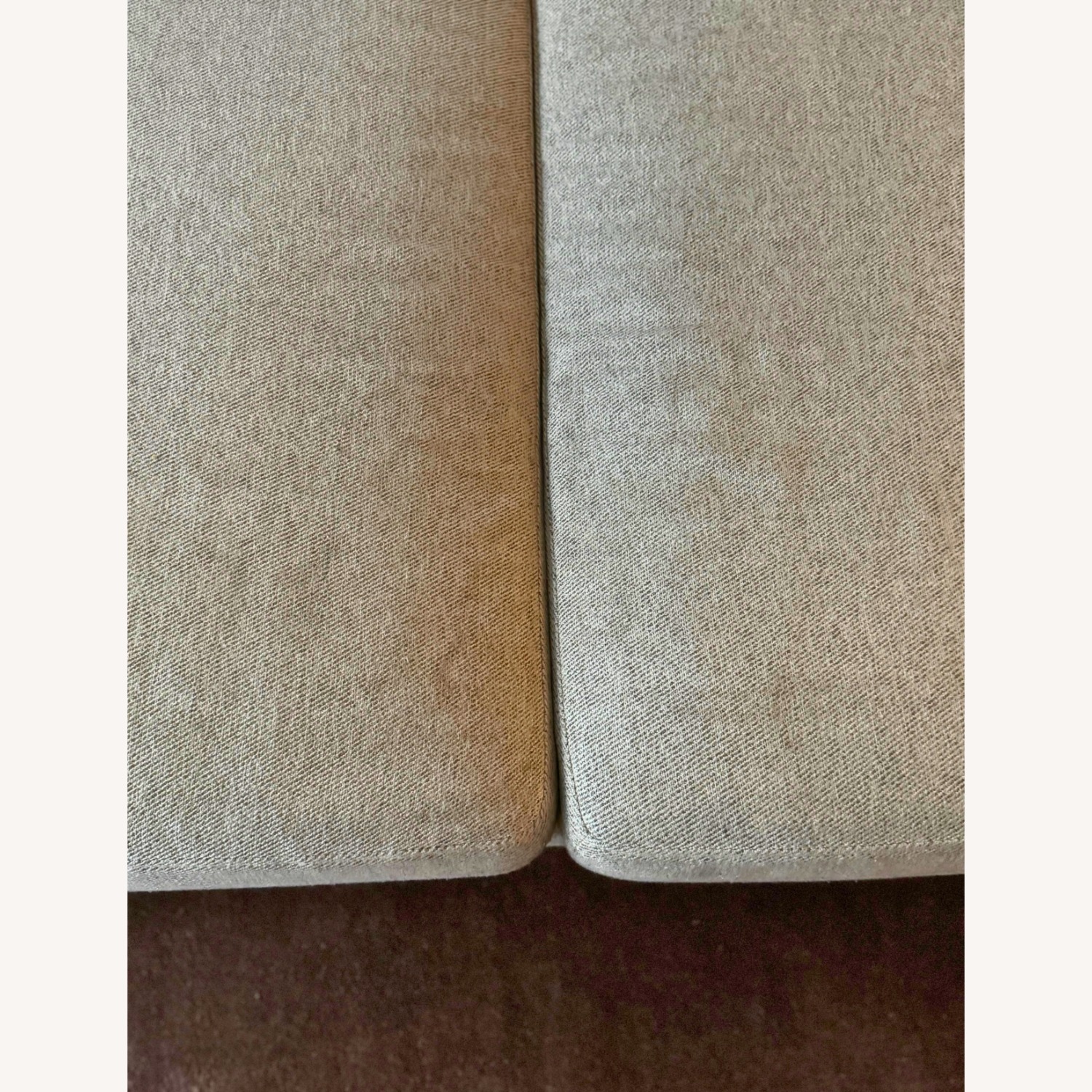 West Elm Andes Light Gray Fabric 2 Seater Sofa - image-5