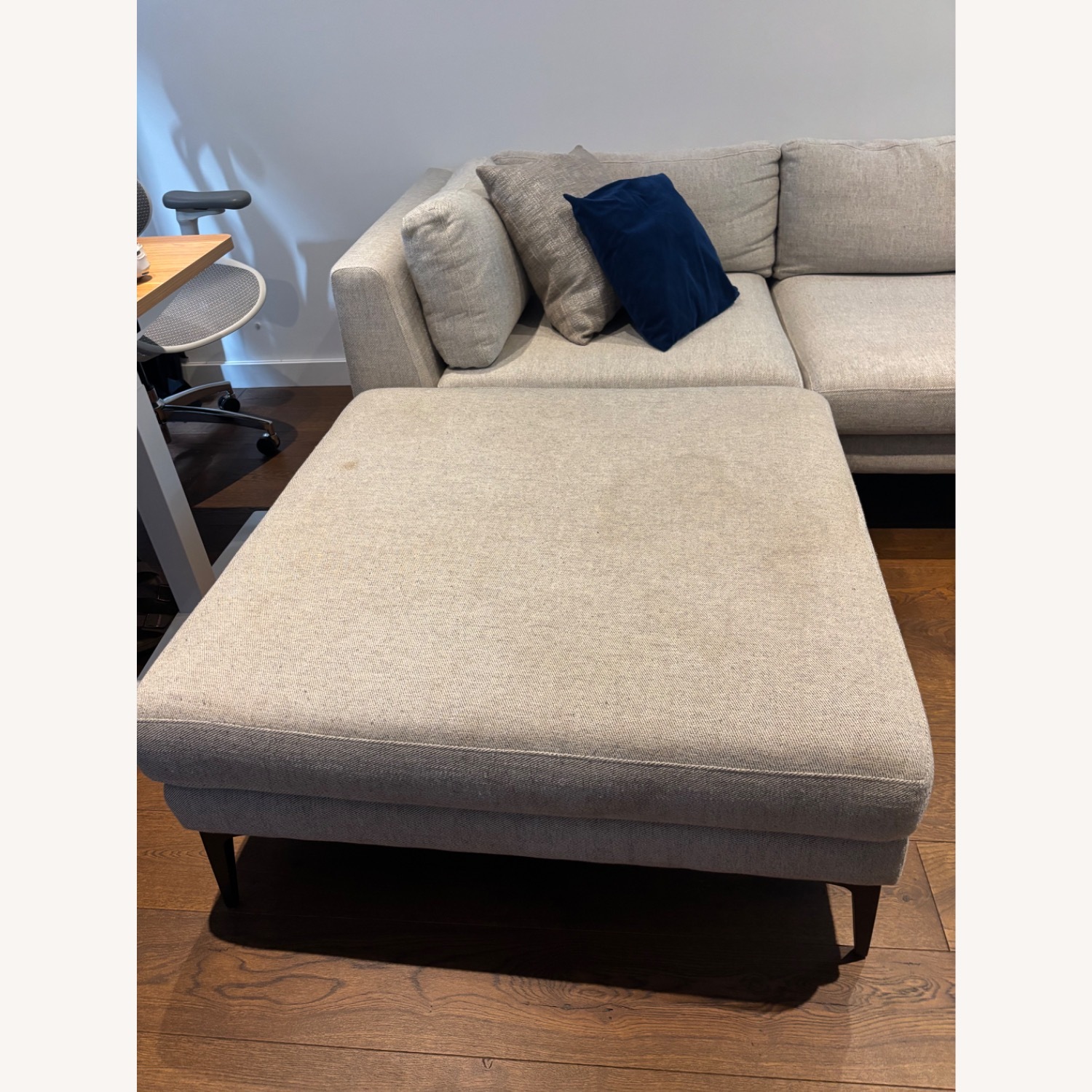 Williams Sonoma Light Gray 3+ Piece Sectional - image-3