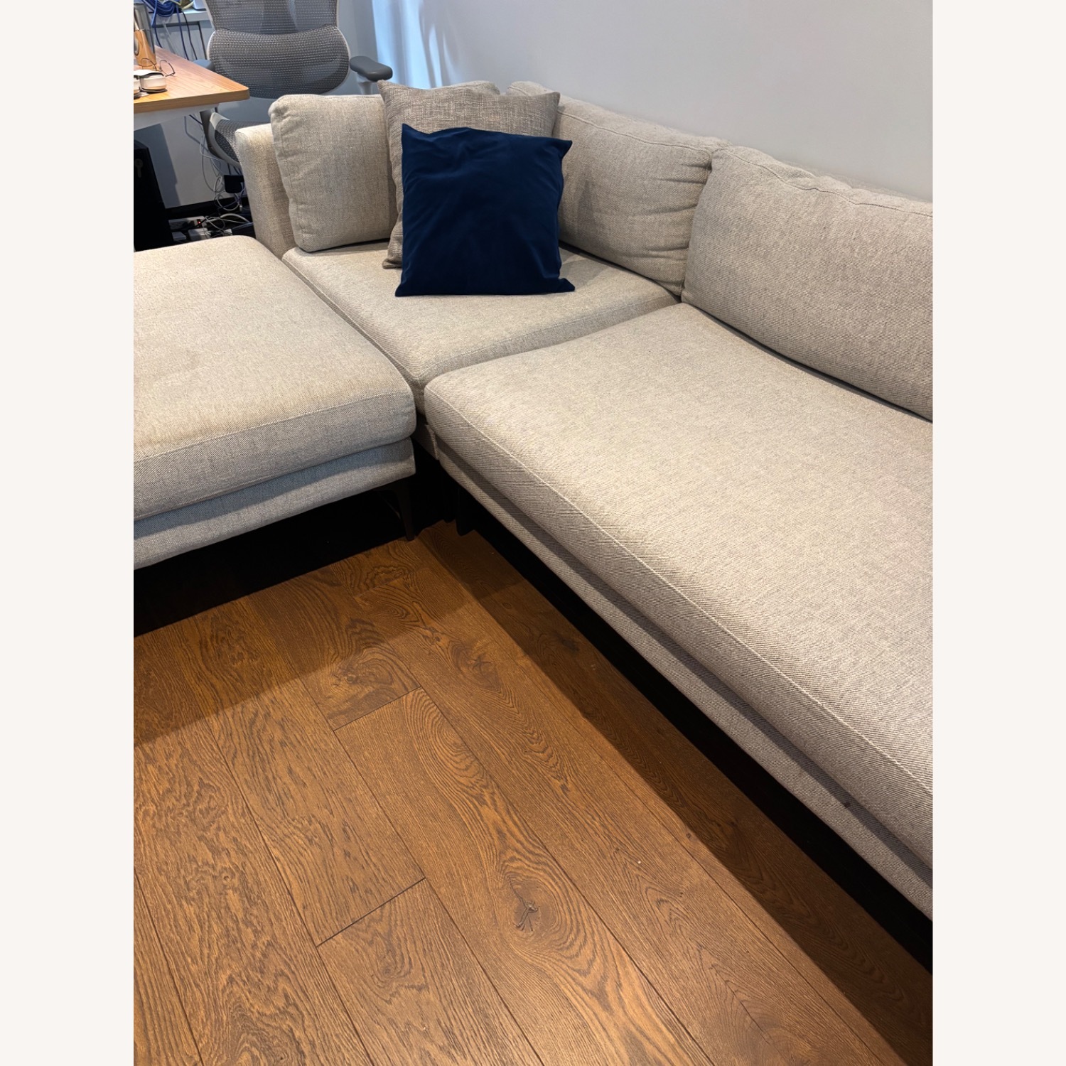 Williams Sonoma Light Gray 3+ Piece Sectional - image-1