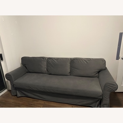 Used IKEA Dark Gray Fabric Sleeper Sofa for sale on AptDeco