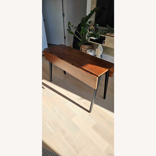 Used Article Alna Walnut Drop Leaf Dining Table for sale on AptDeco