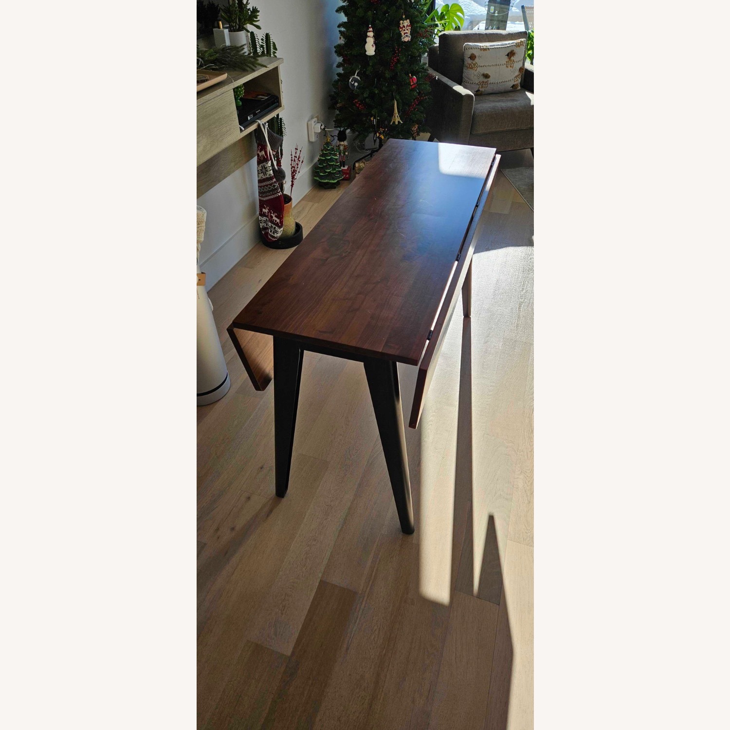 Article Alna Walnut Drop Leaf Dining Table - image-2