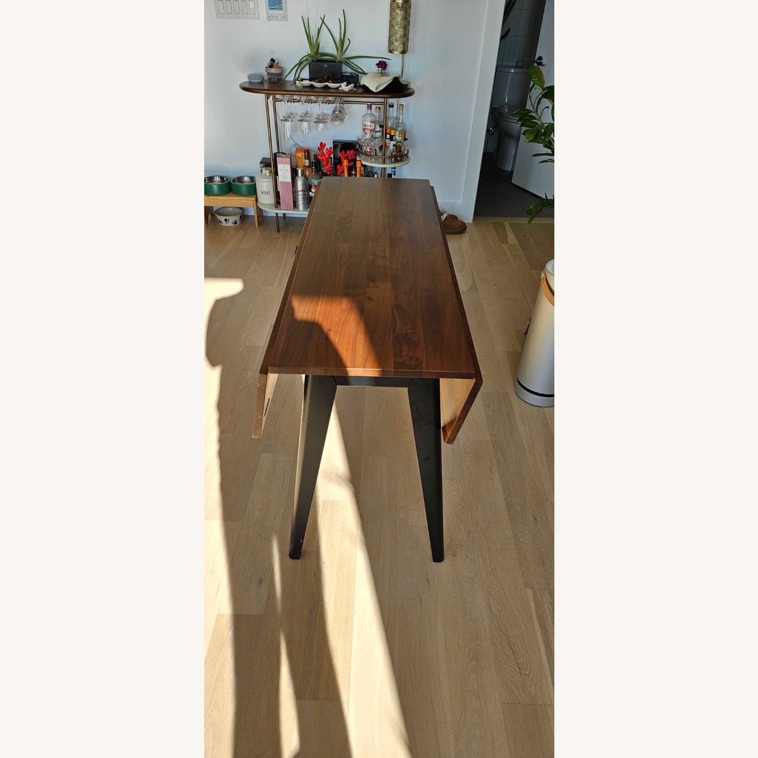 Article Alna Walnut Drop Leaf Dining Table - image-5