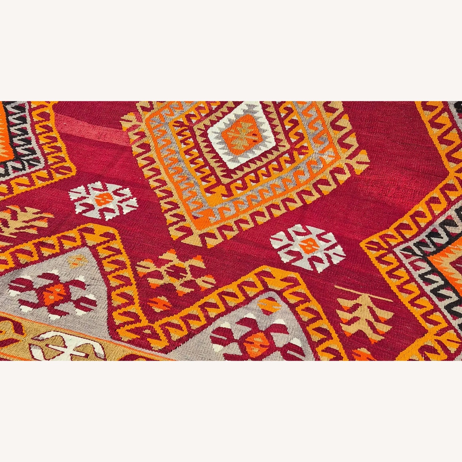 Vintage/Antique Finds Red Area Rug 5' x 8' - image-1