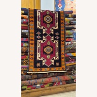 Vintage Turkish Small Oriental Area Rug 2x3