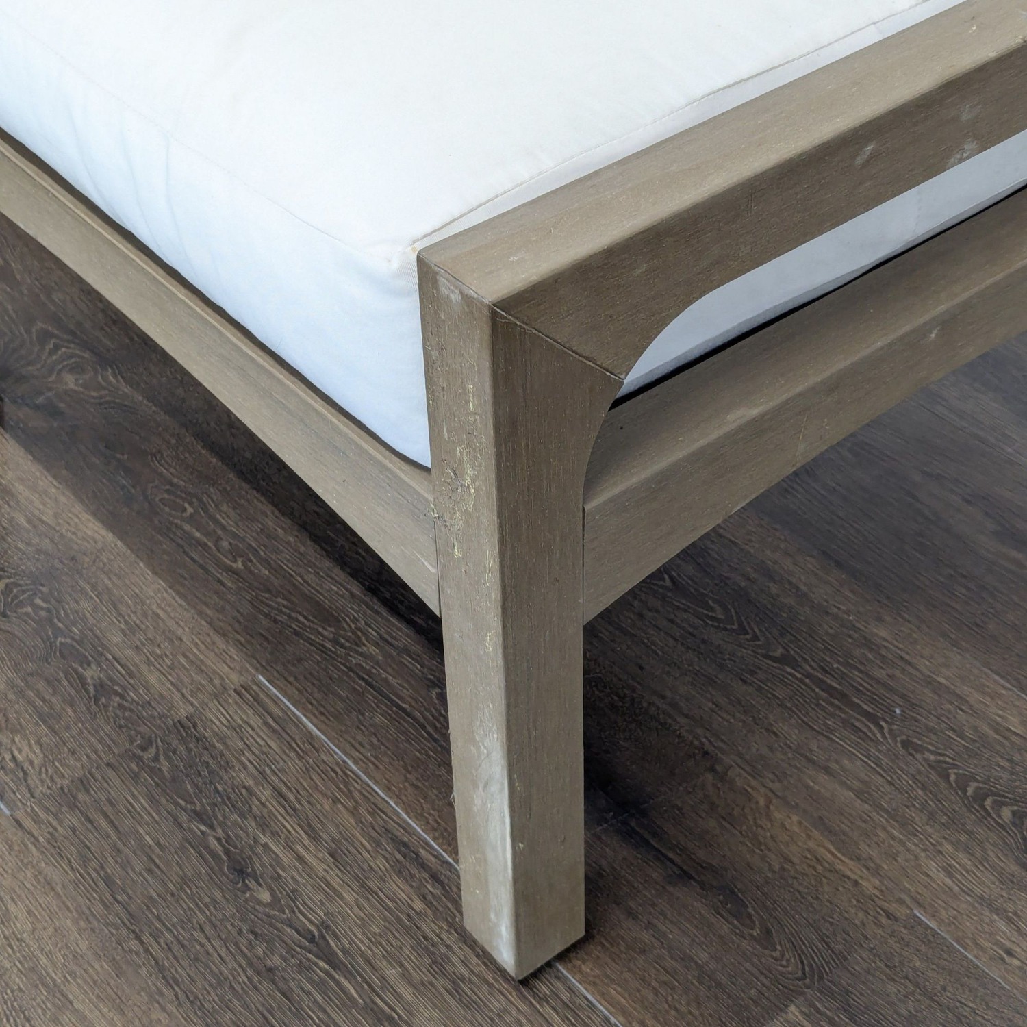 Pottery Barn Outdoor Ottoman with Cushion - image-5