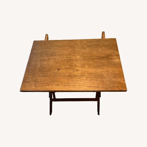 Used Antique Wood Drafting Table Circa 1980s for sale on AptDeco