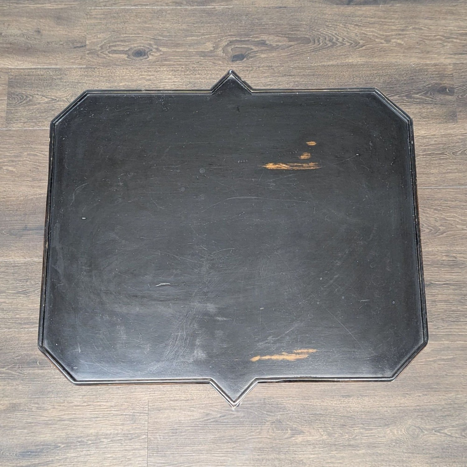 Two Tier Side Table with Distressed Finish	 - image-4