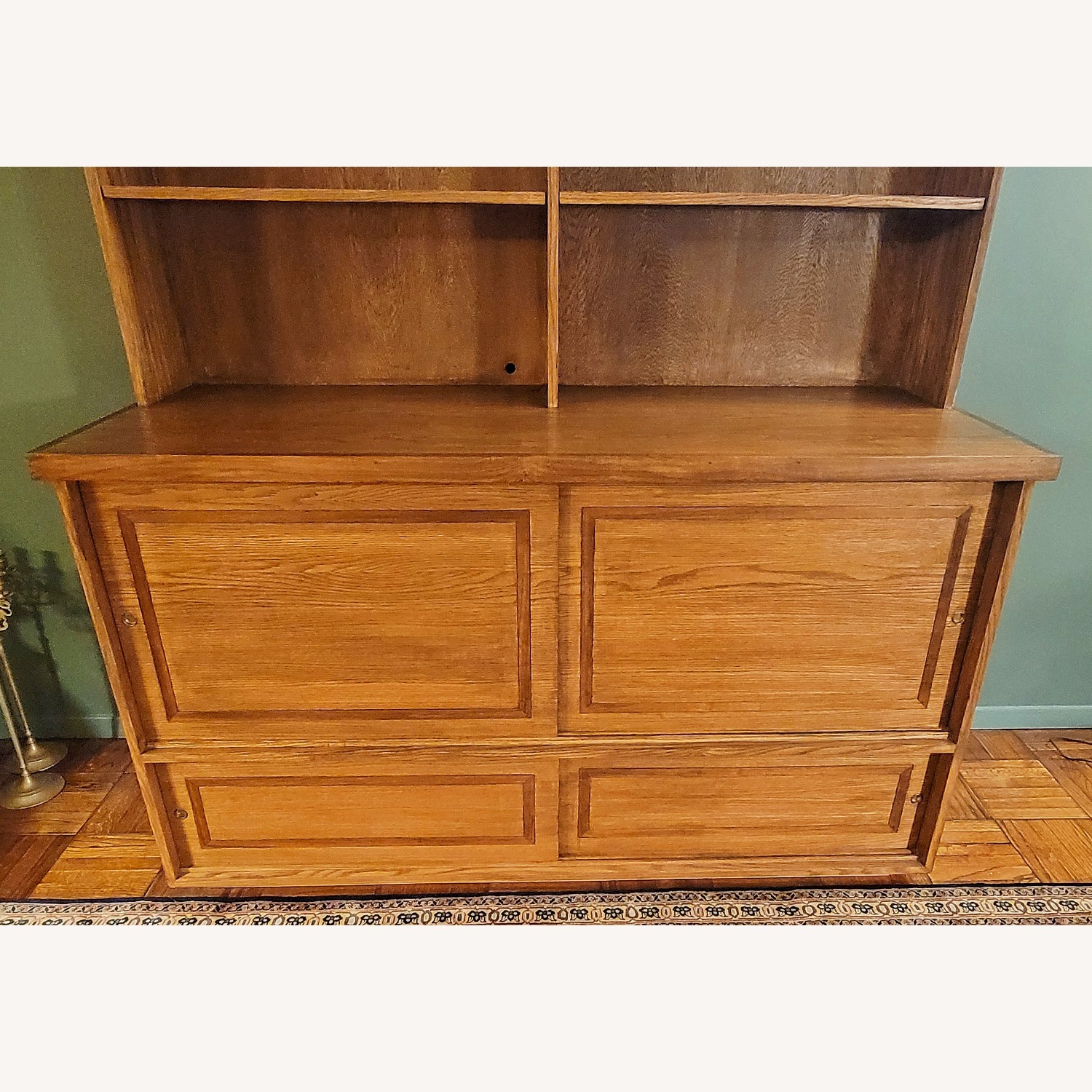 Handcrafted Natural Wood Bookcase - image-2