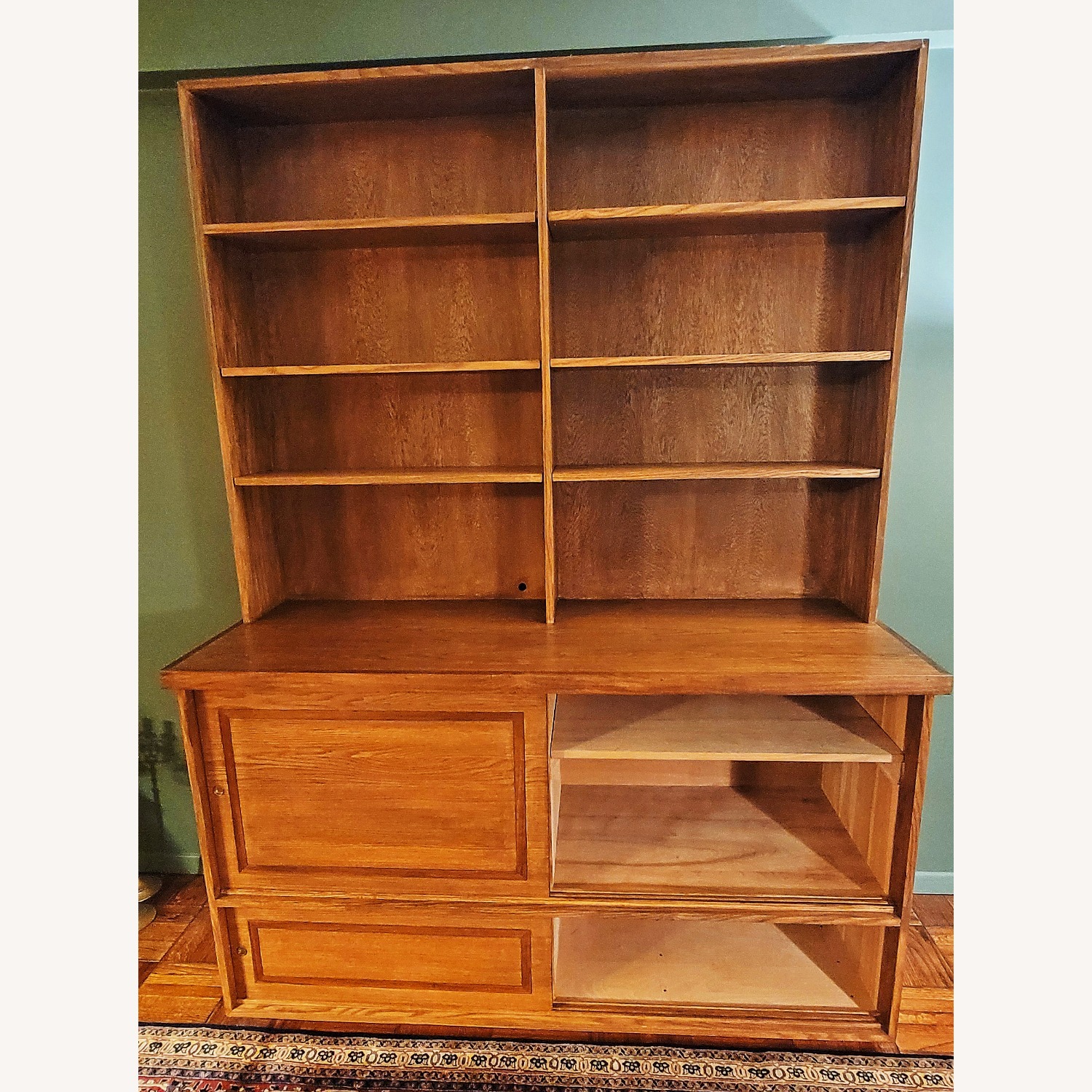 Handcrafted Natural Wood Bookcase - image-5