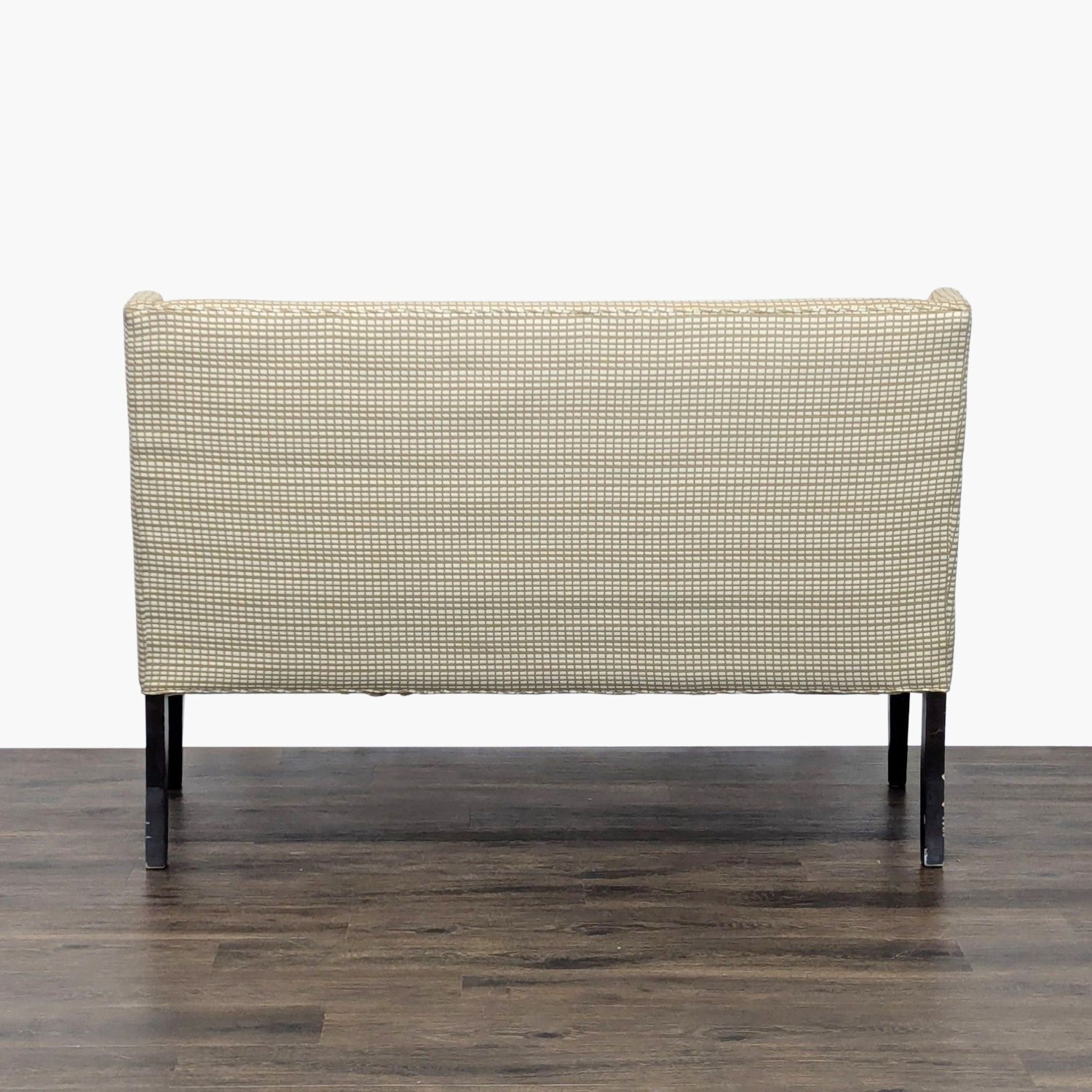 Upholstered Bench on Wood Legs	 - image-3