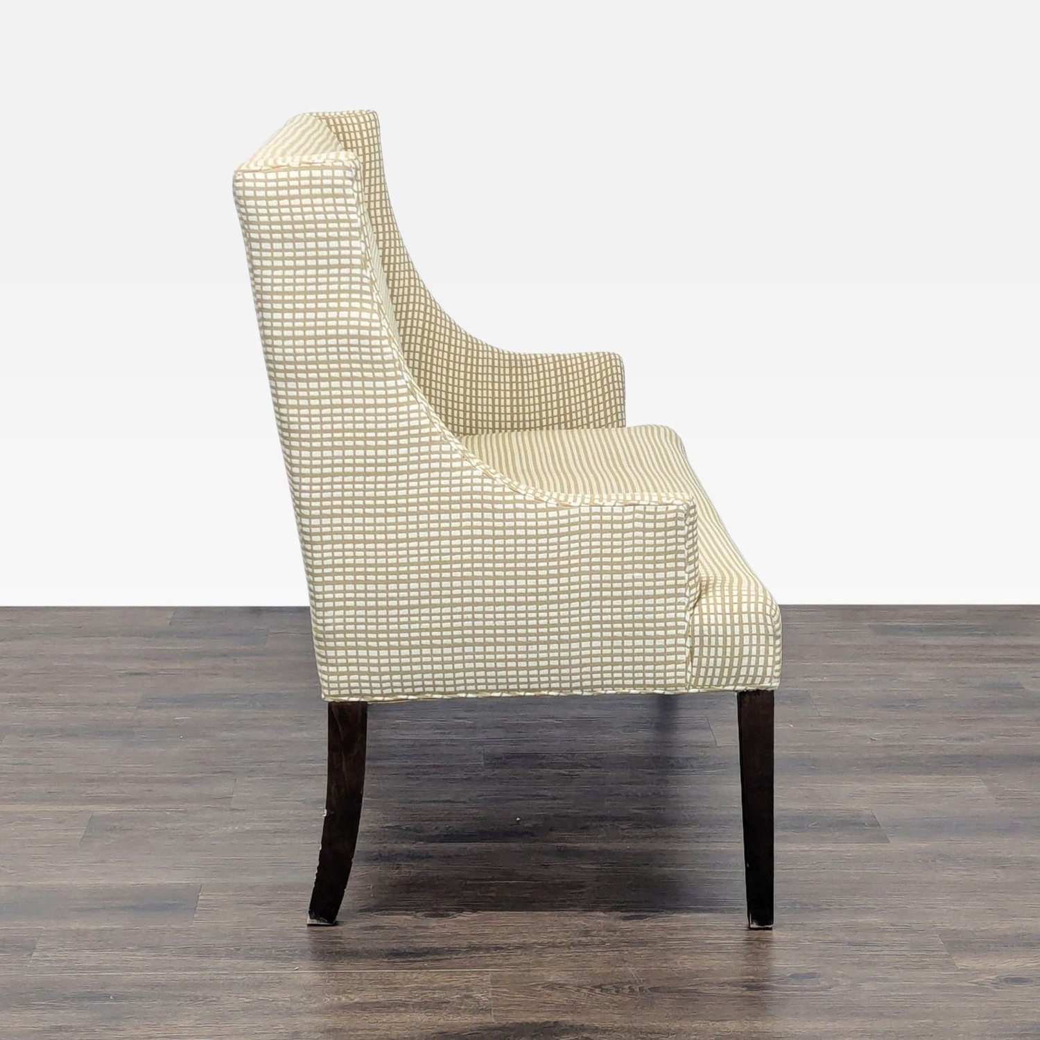 Upholstered Bench on Wood Legs	 - image-2