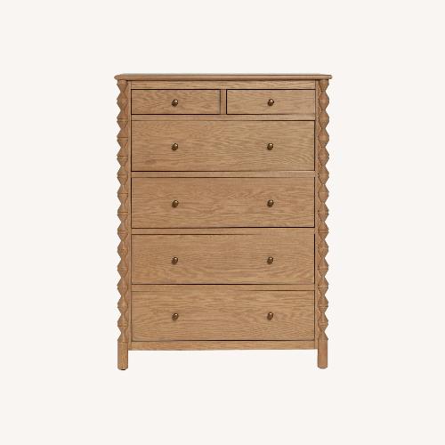 Used Lulu and Georgia Topia 6-Drawer Dresser in Natural for sale on AptDeco