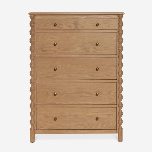 Used Lulu and Georgia Topia 6-Drawer Dresser in Natural for sale on AptDeco