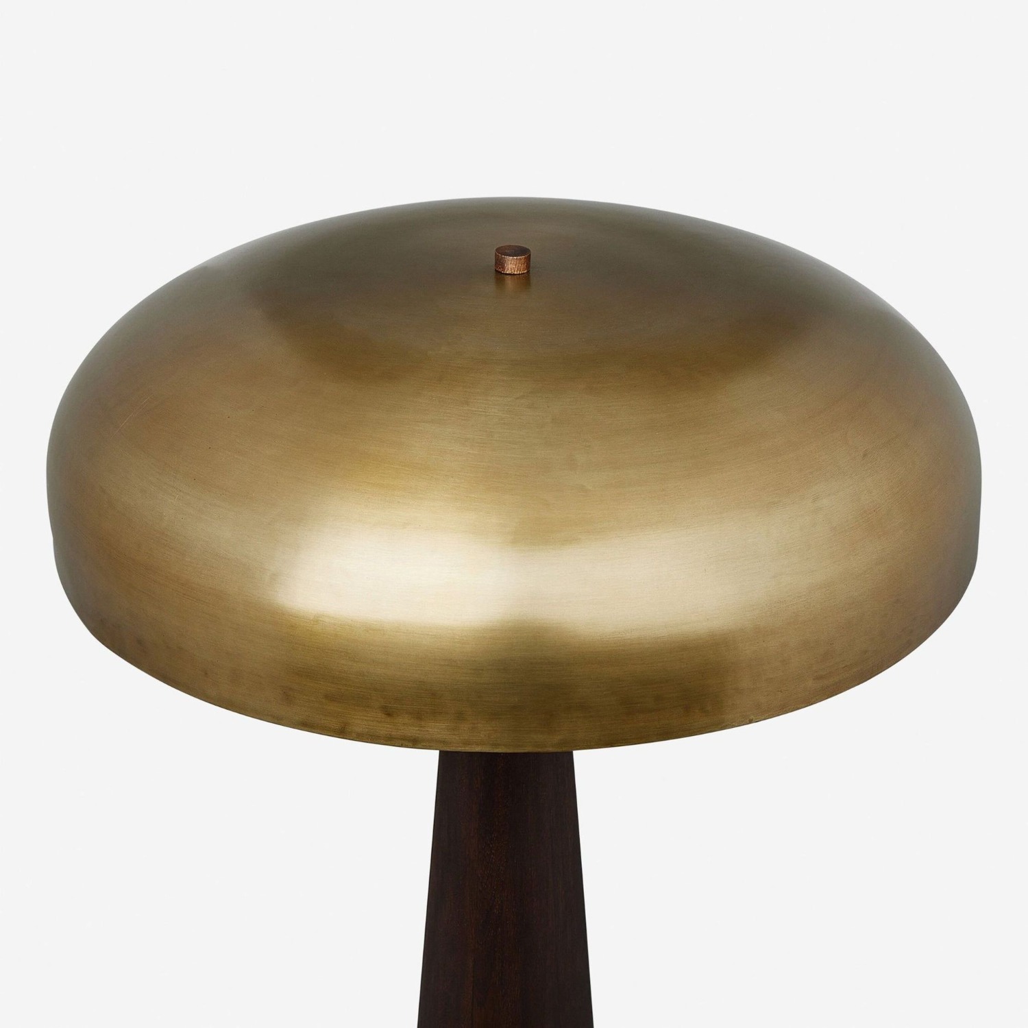Lulu & Georgia Kasner Modern Brass & Wood Floor Lamp - image-2
