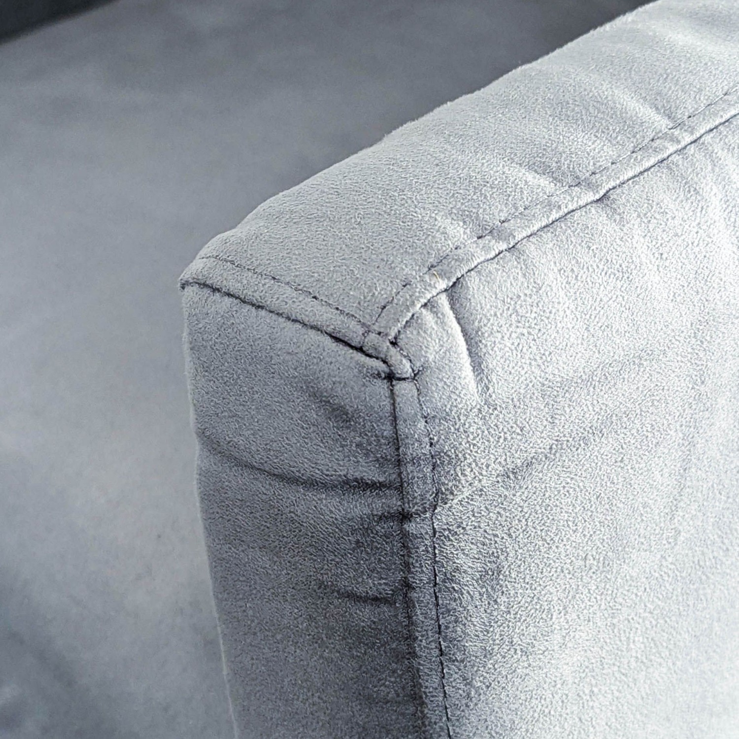 West Elm Modern Gray Lounge Chair with Armrests - image-5