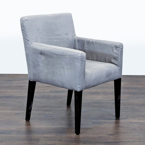 Used West Elm Modern Gray Lounge Chair with Armrests for sale on AptDeco